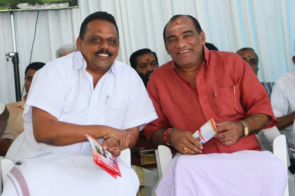 Sri Sabu K. Jacob Meeting with Padma Shri Sankarankutty Marar in Piravom